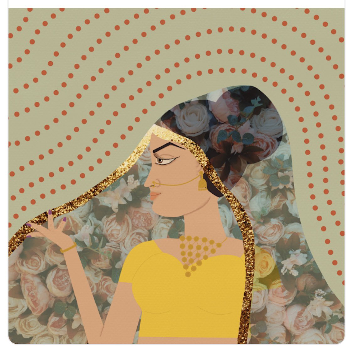 web3heather's tweet photo. While everyone’s stressing about virtual land I’m just picking up @PinSahota amazing art 🥂 They represent the full fabulousness of her South Asian heritage 🔥 The mixed media is my absolute fav❤️ Might wanna check out the last one for sale before her next drop #inclusiverse https://t.co/wdjxWolahK