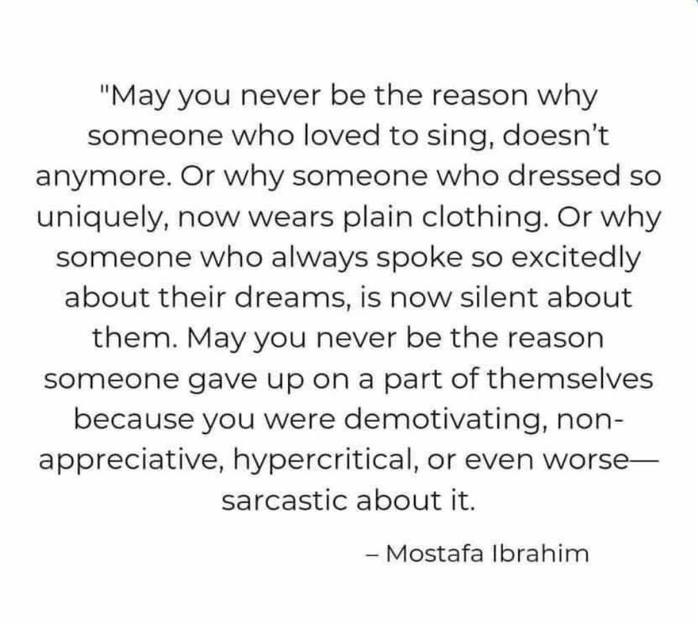 13Right1Wrong's tweet image. I ❤️ this. I’ve felt this way because someone I’ve been close to for years has made me feel this way. It also made me take a hard look at myself. We #LearnByExample and maybe I’ve been the reason to someone else. I hope not, and if so, I am truly sorry. #compassion #TurnItAround