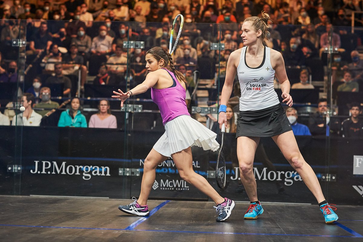 PSASquashTour's tweet photo. Result: @jpmorgan @ToCSquash Women's RD1

🇪🇬 @nadaabbass_ beats @inetasquash 🇱🇻
3-0: 11-6, 11-7, 13-11 (29m)

#TOCSquash https://t.co/64lnjjH9FP