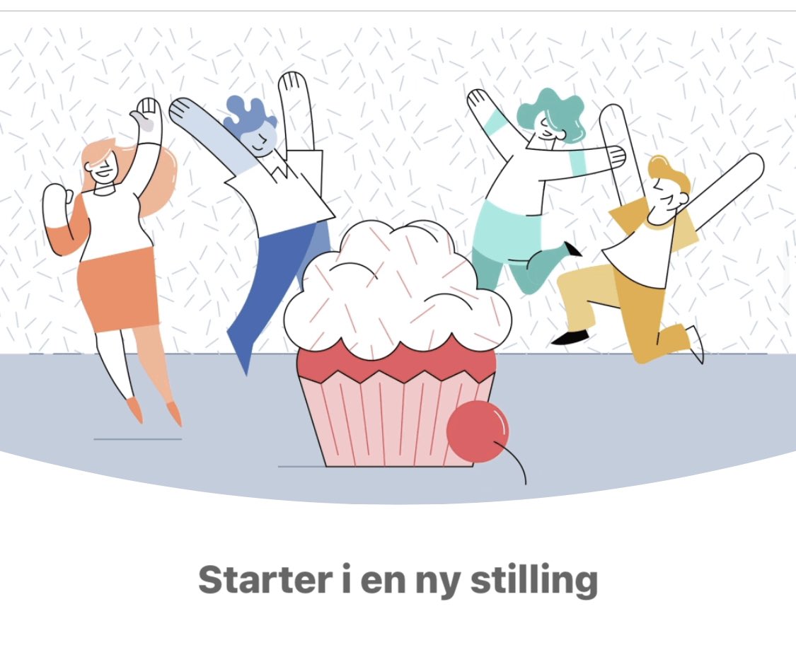 missmunter's tweet photo. Jeg er vild med folk, der får nyt arbejde. Til gengæld er jeg meget lidt begejstret for LinkedIns grafik. All over i mit feed hver den 1. #linkedindk https://t.co/ZxsOkCZ9aA