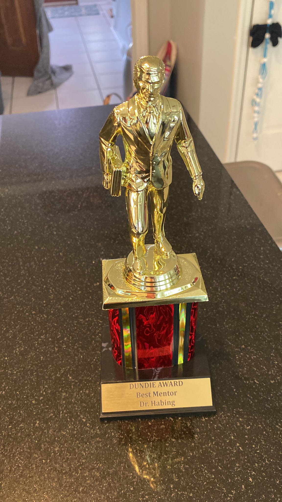 The One Herd Lab on Twitter: "Ten years as a professor and I got my first # dundie. I finally made it! Thanks @megaamoran and Congrats on the shiny new  white coat!! https://t.co/hY7E3MDVJP" /
