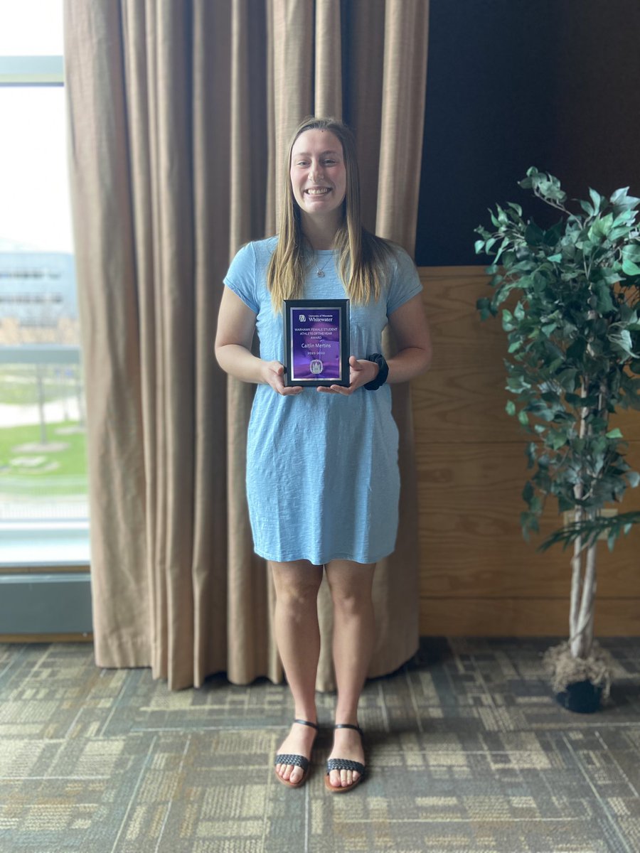 warhawkbowling's tweet image. Congratulations Caitlin Mertins on being named 2021-2022 @UWWhitewater Female Athlete of the Year! 🥳

#ForUs #OwnIt #PoweredByTradition