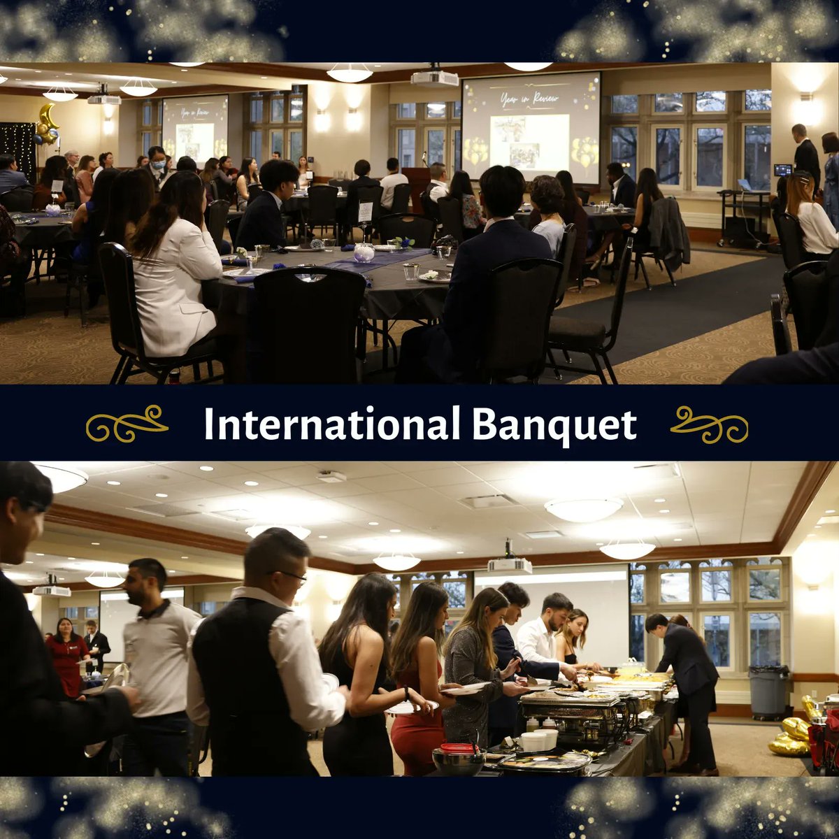 MizzouMISC's tweet image. Check out some photos from our annual International Banquet that took place on Wednesday, April 20th. Thank you for a wonderful starry night and congratulations to the award winners and graduating members. 🌟