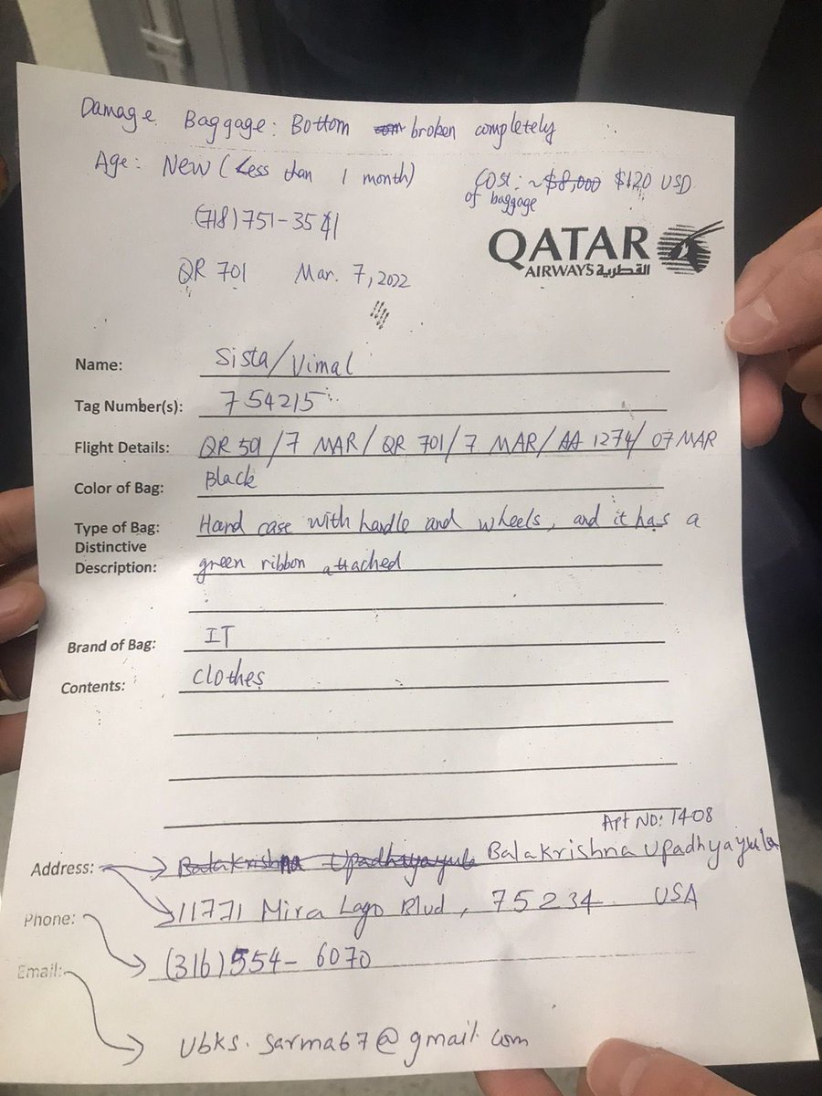 vimalsista's tweet photo. @qatarairways Kindly go through the snapshots attached for the issue description and help me expedite the resolution as I have been chasing a since 2 months. @HIAQatar @JFKairport https://t.co/krFKSKSLTm