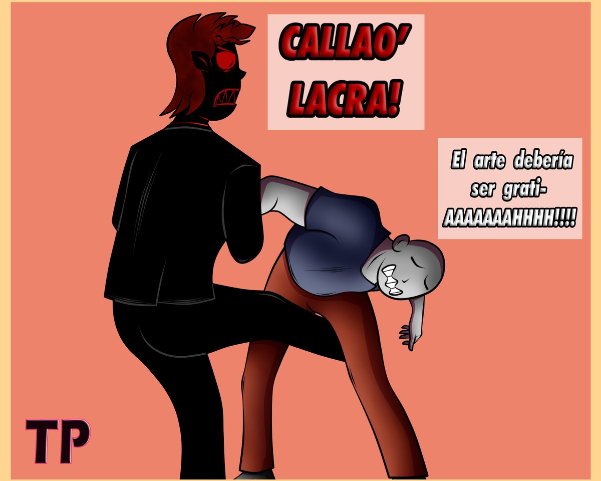 TerrysPlace3's tweet photo. #FunModeMonth2022 Day 30: Hit in the crotch
Artist deserve remuneration for their art!
Thank you so much @its_darkerx for host this challenge, I discover some new good artist to follow and I really had fun making it. I don't know if I would do day 31, but I finish April 🥳😄 https://t.co/1q7o7qoc88