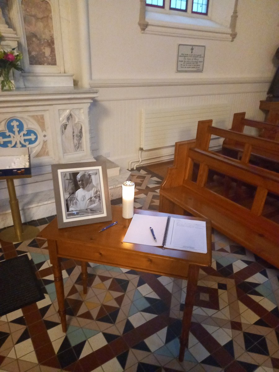 StephenFDuffy2's tweet photo. A candle flickers in the quiet of God's House. Saint Mary's Castleblayney @mucknoparish @clogherdiocese in prayerful memory of Fr Pat McHugh who will be forever remembered at the altar of God in this sacred space. 🙏 🕯 https://t.co/IcLdEX6UVd