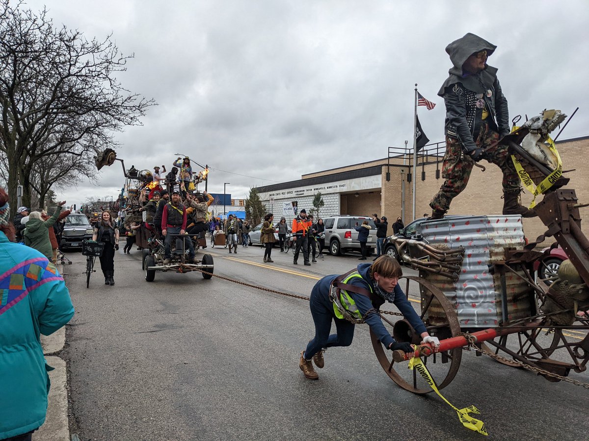 The best thing about Minneapolis Mayday has always been seeing people you haven't seen in a while coming out after winter. It's a pretty important thing to lots of people in this part of the city, so I'm glad to see celebrations coming up from the grassroots again.