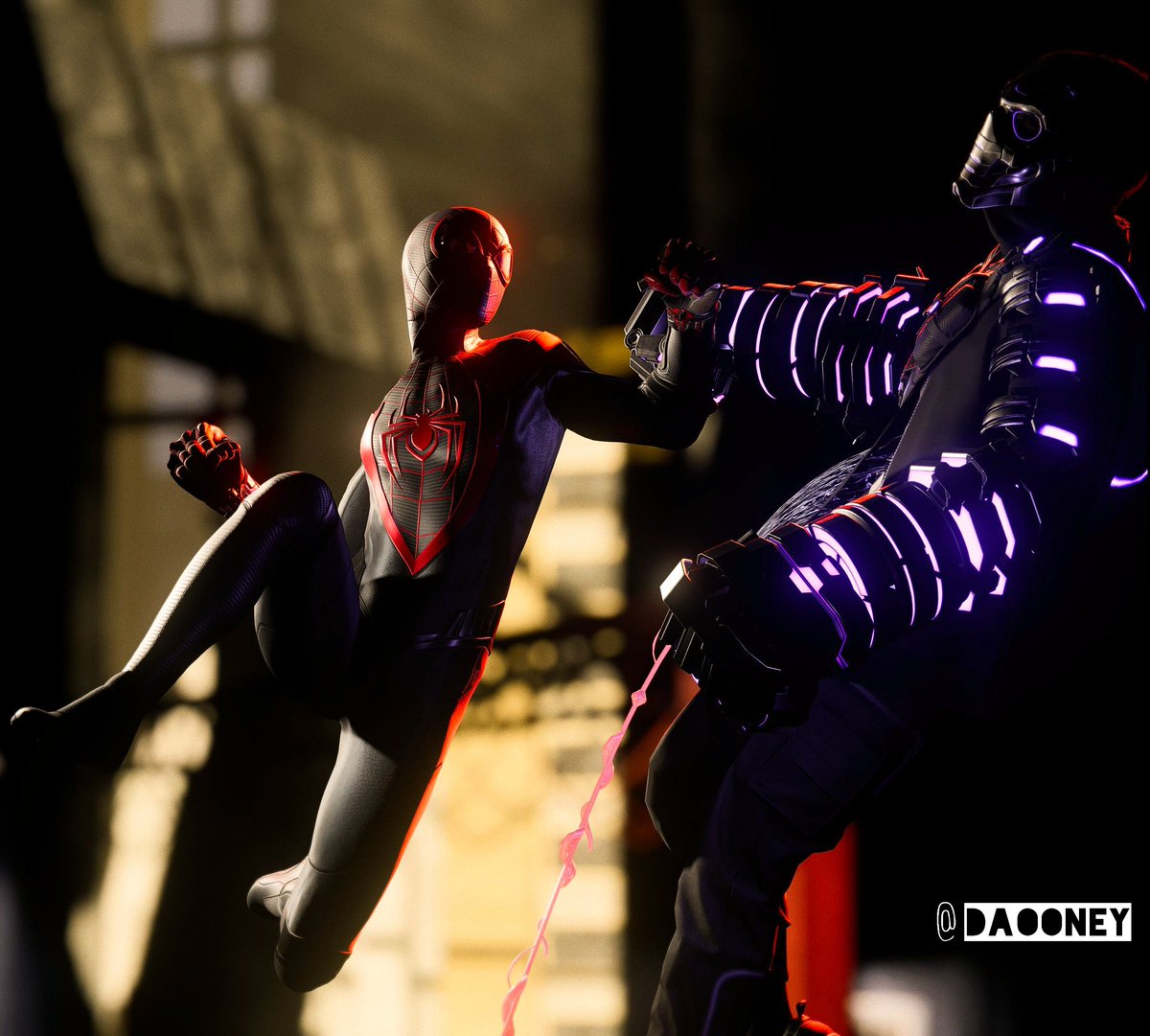 DA0NEY's tweet photo. SpiderMan Miles Morales 

#PS5Share #PS5 #VirtualPhotography #WorldofVP #ArtisticofSociety #ZarnGaming #VPRT #SpiderManMilesMorales

SpiderMan https://t.co/ifq0SdH62C