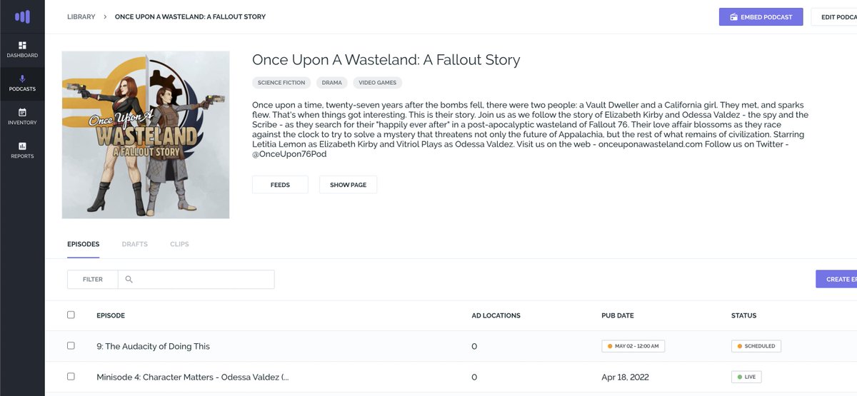 Once Upon a Wasteland™: A Fallout Story tweet media