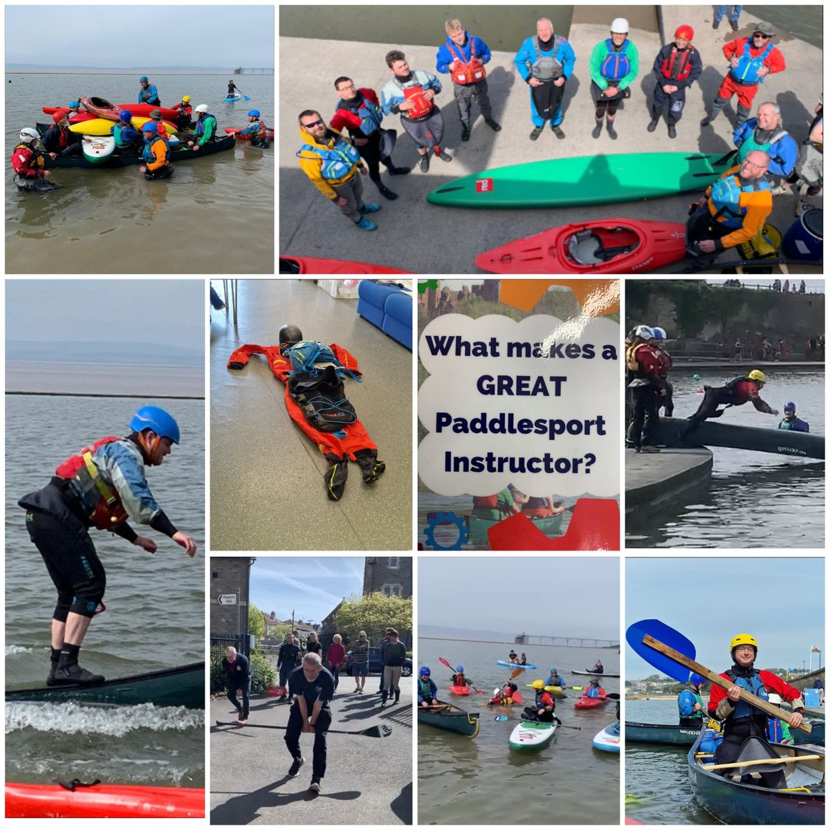 Over the weekend staff have been put through their paces and assessments on the Paddlesport Instructor Course

This will enable lots more adventure training opportunities for the Air Cadets 

I'm happy to report that all staff passed