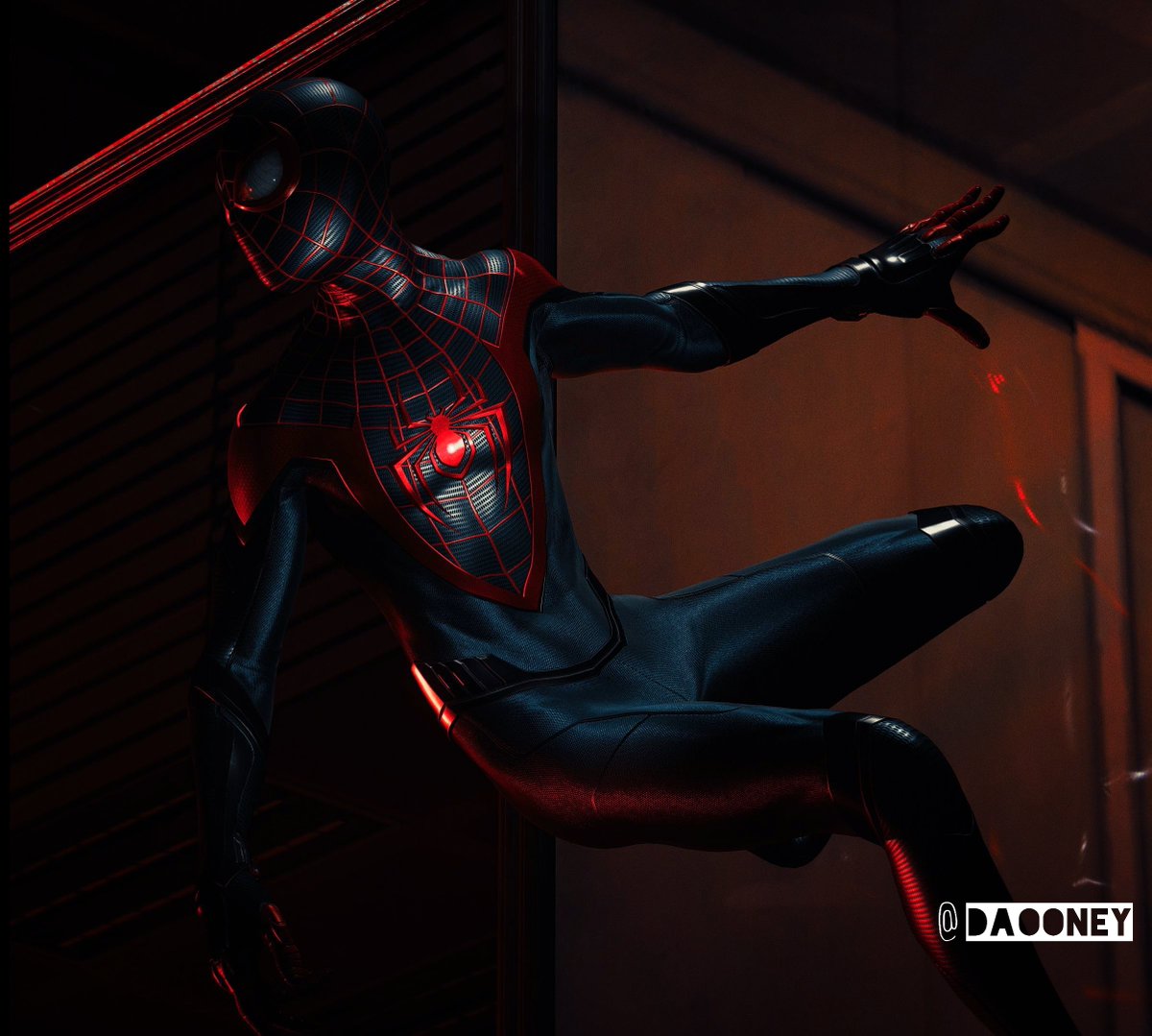 DA0NEY's tweet photo. SpiderMan Miles Morales 

#PS5Share #PS5 #VirtualPhotography #WorldofVP #ArtisticofSociety #ZarnGaming #VPRT #SpiderManMilesMorales

SpiderMan https://t.co/JdfmEIKluP