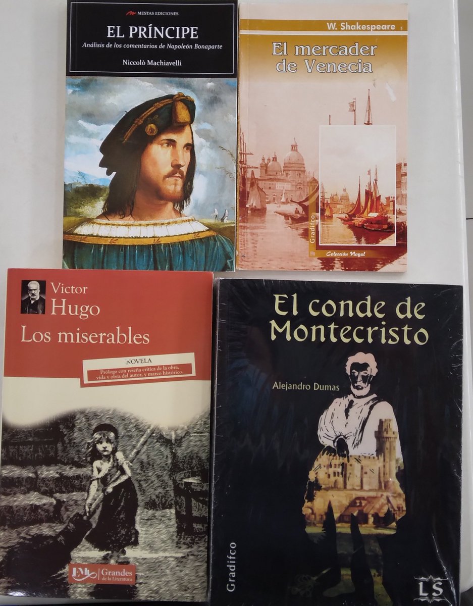 MarcosMirandaJ1's tweet image. Mis nuevas adquisiciones.
Y en muy buenos precios en @Granmorrison en la Feria del Libro en Santiago Mall