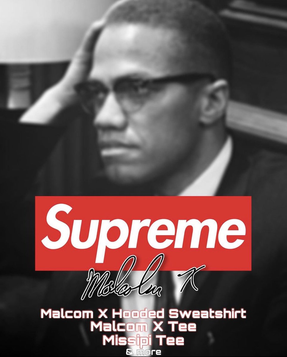 Malcom X Supreme tee expected this week! Be ready for this drop & the rest of May w/our high performance servers •8 core - $75 •12 core - $95 •16 core - $120 Use code (8RRMVXHV64) for an extra 20% off our already low prices bit.ly/breeze_servers pic credit: supcommunity