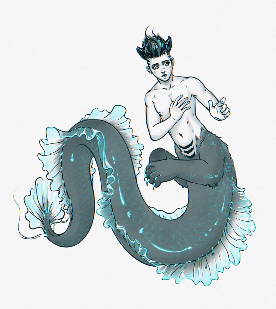 nerioneraso's tweet photo. Первый пошел!
Бастичка по заказу прекрасноокой @julienekos
#merpril #CyberCat_Basti #mermaidAU https://t.co/02O2ldy2W3