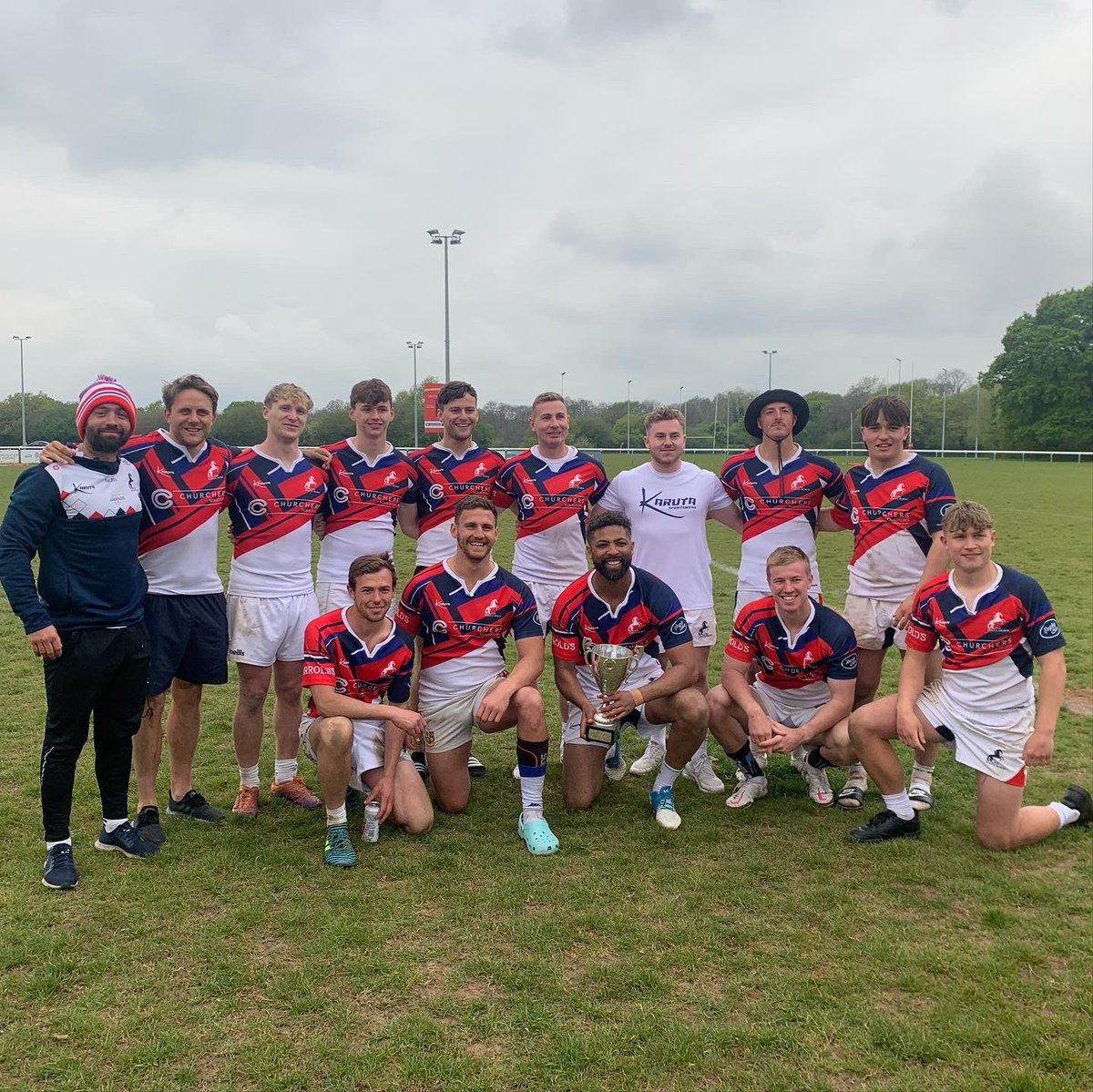 whitehorse7s's tweet photo. Great shift from the boys today. Retaining the @PetersfieldRFC 7s trophy. #summerhasstarted #nottheweather https://t.co/i8eYWCOg7i