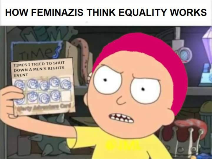 phenoMENalAct's tweet photo. Protesting a lecture on male issues- https://t.co/ODOlC1jQTL

Protesting the March for Men- https://t.co/wF77uDGyhw

Protesting the Red Pill screening- https://t.co/8McEd01iZ5

For more incidents, here's a list with more videos: https://t.co/cuXkkyHWJF

#phenoMENalAct https://t.co/flUYF42USX