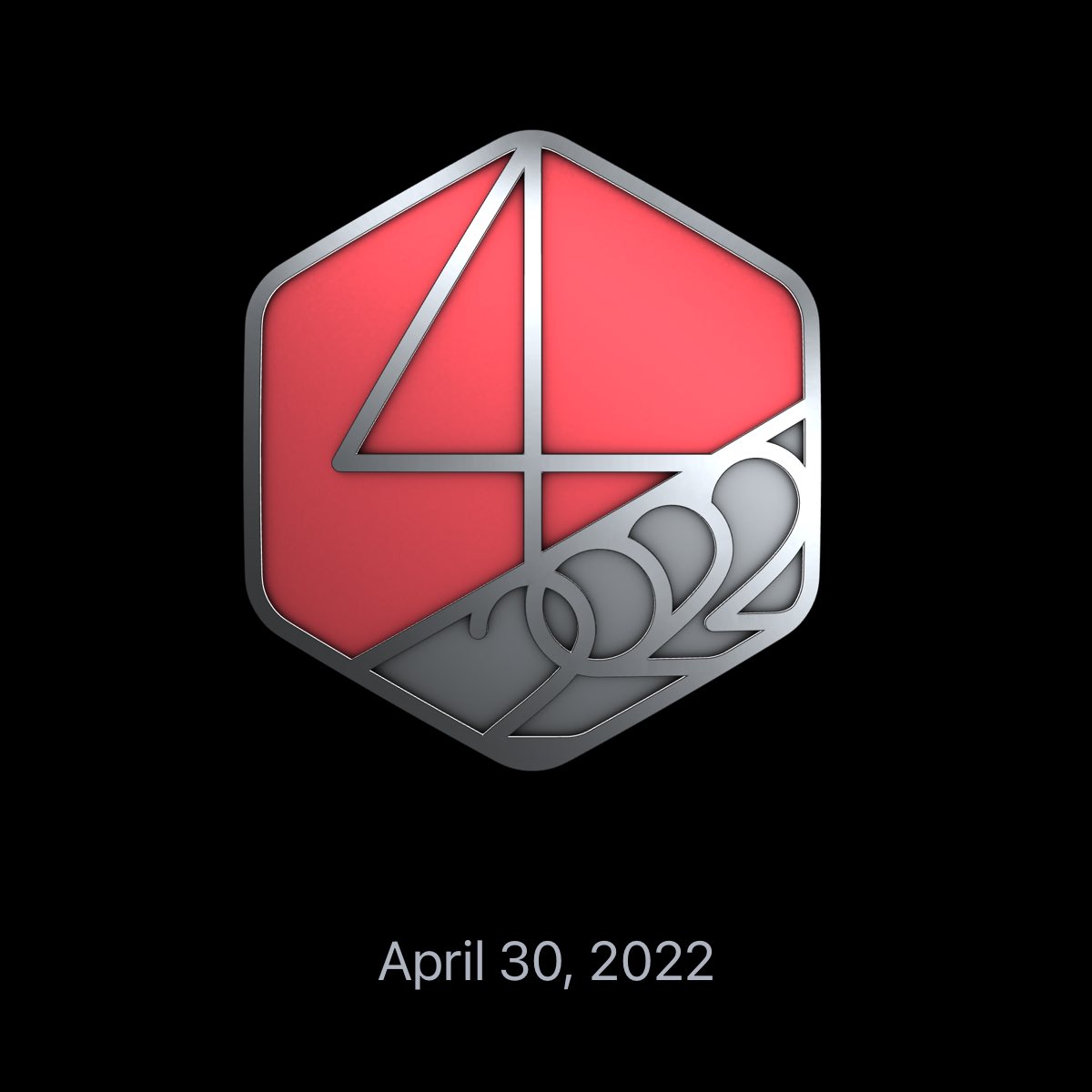 I earned this award by winning my April Challenge! #AppleWatch