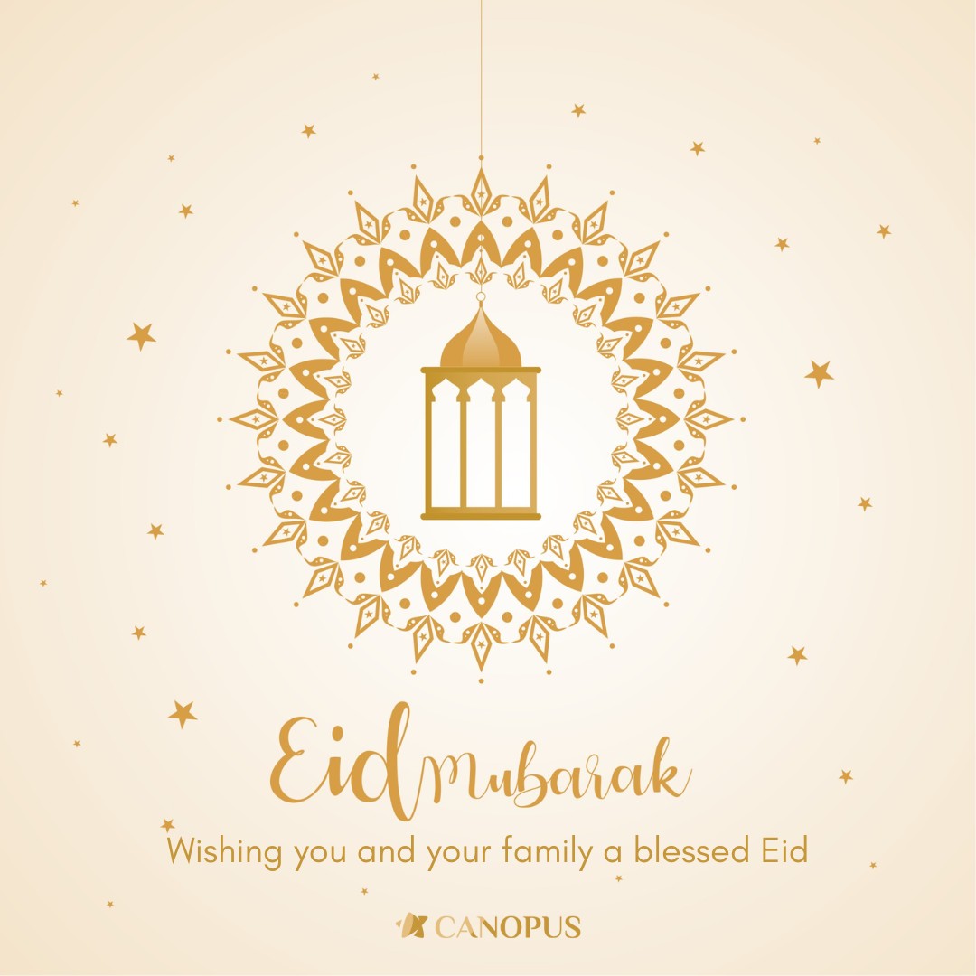 Wishing you and your loved ones a blessed Eid.