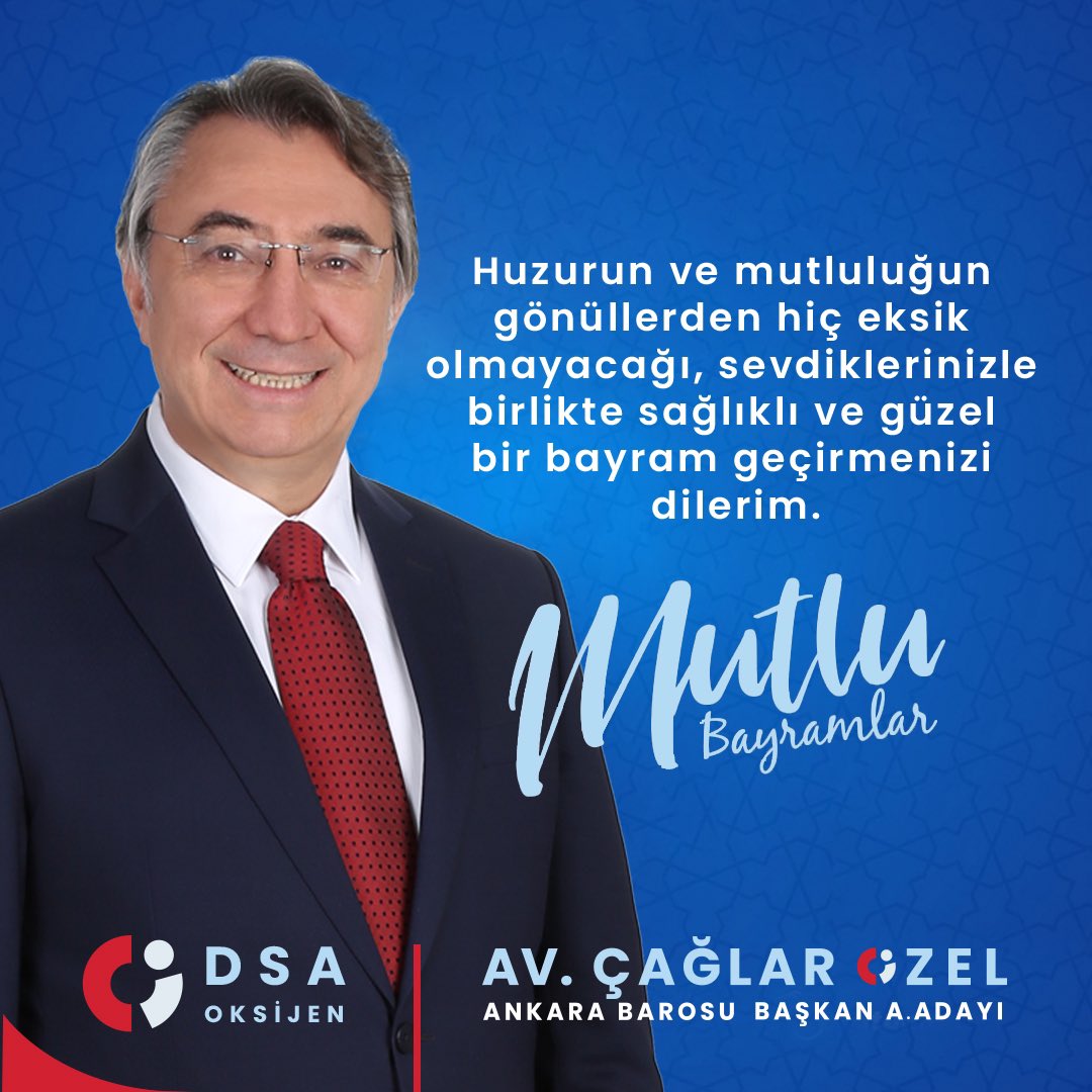 Huzurun ve mutluluğun gönüllerden hiç eksik olmayacağı, sevdiklerinizle birlikte sağlıklı ve güzel bir bayram geçirmenizi dileriz. #mutlubayramlar #ankarabarosu #ankaraadliyesi #ankaraavukat #savunmasakolmaz