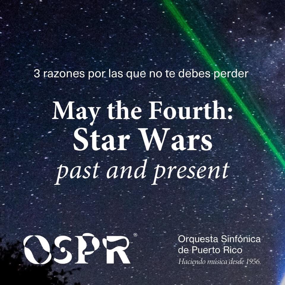 felo_rodz's tweet photo. May the Force be with the Trumpet 🎺 Section!

Razones para no perderse Star Wars: Past and Present este sábado 7 de mayo a las 7:00p en la Sala Sinfónica

Orquesta Sinfónica de Puerto Rico

Boletos 👉 https://t.co/PMma678FUn

#OSPR #MayTheFourth #StarWars #StarWarsPastAndPresent https://t.co/2NQcuTlSVd