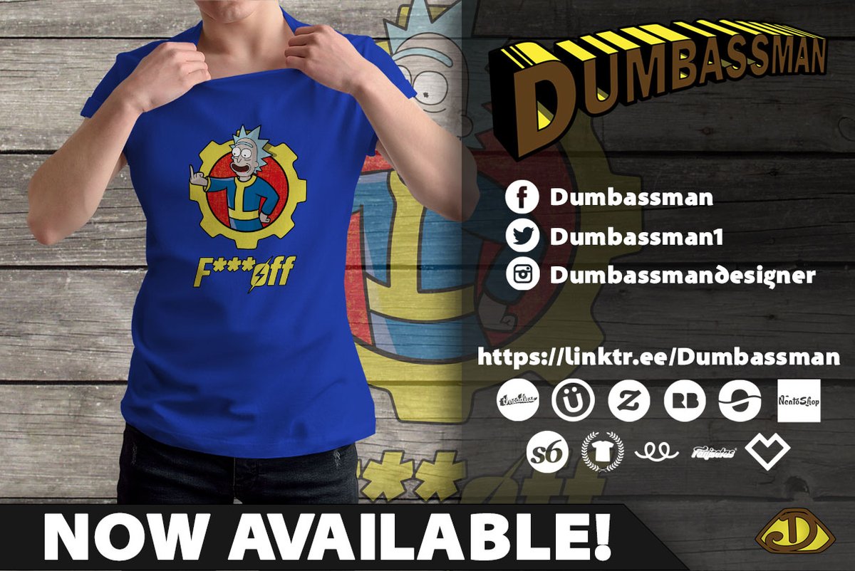 Dumbassman1's tweet photo. Turn of my "Vault-Rick" tee!!
#tshirt #tee #tshirtoftheday #apparel #designs #geek #mashup #videogames #gaming #gamer #nuke #multiverse #parentaladvisory #games 
🔗 LINKS IN BIO! https://t.co/fNXo4XpPxb