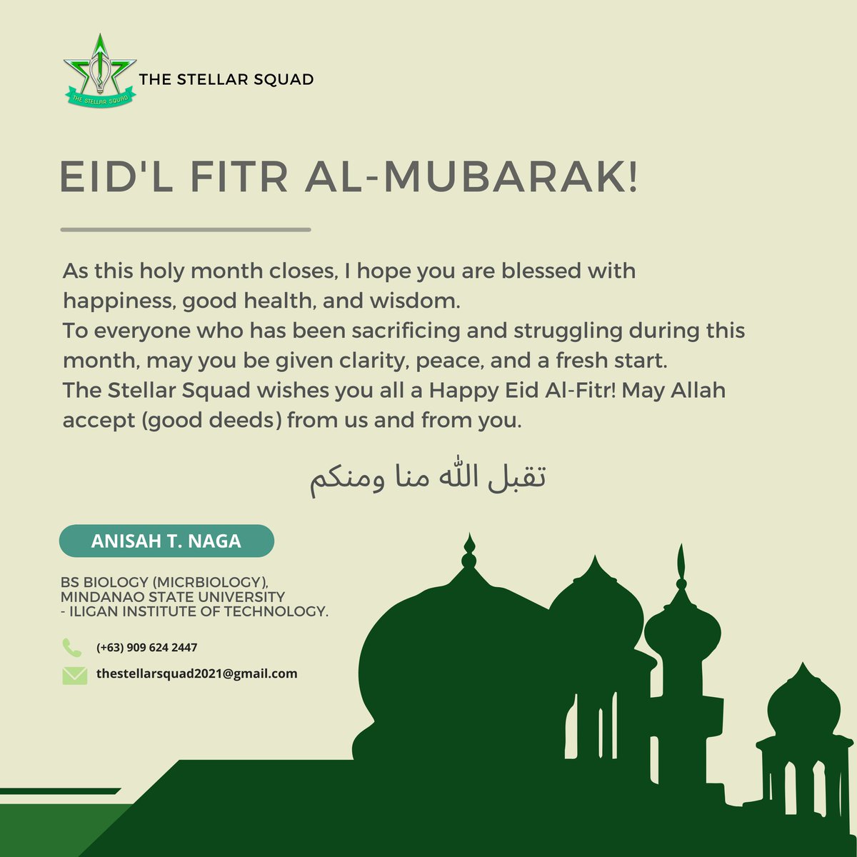 stellar_squad's tweet photo. Eid Mubarak mga KaStellar! https://t.co/Fiyn65qgA4