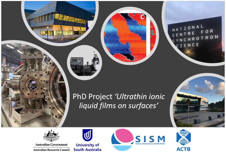 Marta Krasowska (@marta_krasowska) on Twitter photo Please RT: we’re looking for passionate physical chemist/material scientist for <a href="/arc_gov_au/">Australian Research Council</a> #PhD project on precursor films of ionic liquids at surfaces <a href="/BronBH/">Bronwyn Hajek</a> <a href="/UniversitySA/">UniSA</a> @dabeattie99 <a href="/AntonBlencowe/">Anton Blencowe</a> <a href="/ProfRobAtkin/">Rob Atkin</a> <a href="/SISM_at_UniSA/">SISM at UniSA</a> <a href="/ACTBGroup/">Applied Chemistry and Translational Biomaterials</a> unisa.edu.au/research/degre… #PhDchat Please RT: we’re looking for passionate physical chemist/material scientist for <a href="/arc_gov_au/">Australian Research Council</a> #PhD project on precursor films of ionic liquids at surfaces <a href="/BronBH/">Bronwyn Hajek</a> <a href="/UniversitySA/">UniSA</a> @dabeattie99 <a href="/AntonBlencowe/">Anton Blencowe</a> <a href="/ProfRobAtkin/">Rob Atkin</a> <a href="/SISM_at_UniSA/">SISM at UniSA</a> <a href="/ACTBGroup/">Applied Chemistry and Translational Biomaterials</a> unisa.edu.au/research/degre… #PhDchat