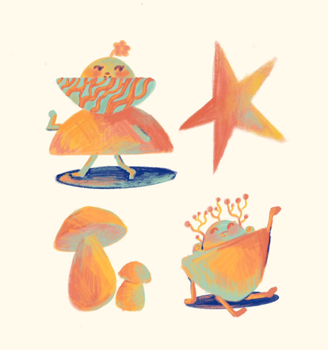 sketching some little guys