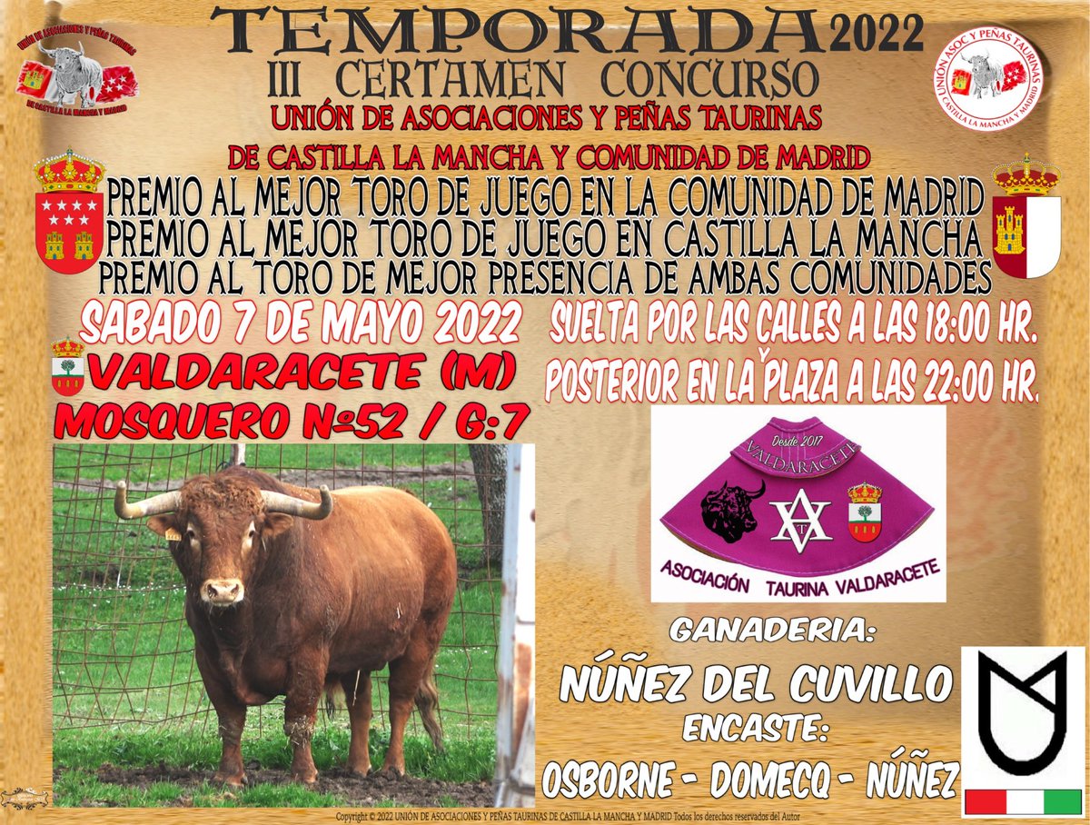 Union Asoc. Taurinas CM Y M tweet media