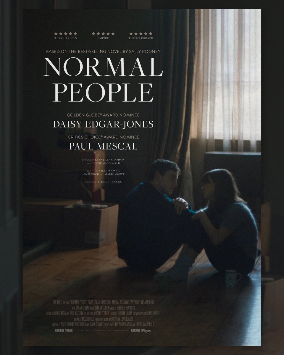 mahesshkrishna's tweet photo. Just finished watching #NormalPeople. A pure, real, and insanely beautiful piece of art!!♥
@daisyedgarjones , @mescal_paul :) 
@normalpeople on @hulu https://t.co/gNfCTdkeMK