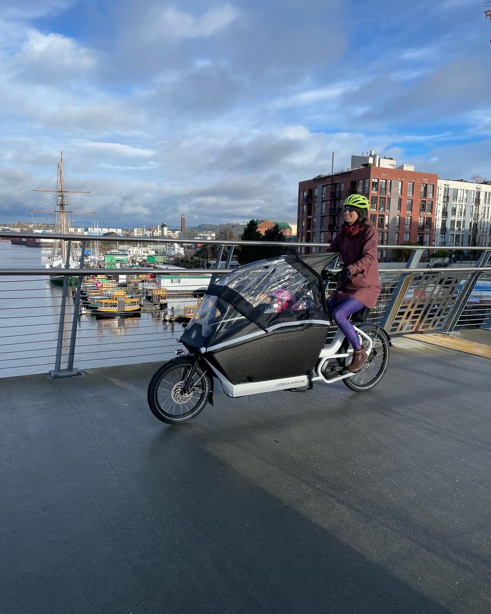 Just hit 1,000 km on the new family electric cargo bike. E-bikes are continuing to explode in popularity around the world, especially with young families. That means less driving, less congestion, and lower climate impacts. Oh, and they are lots of fun too! @UrbanArrowcom