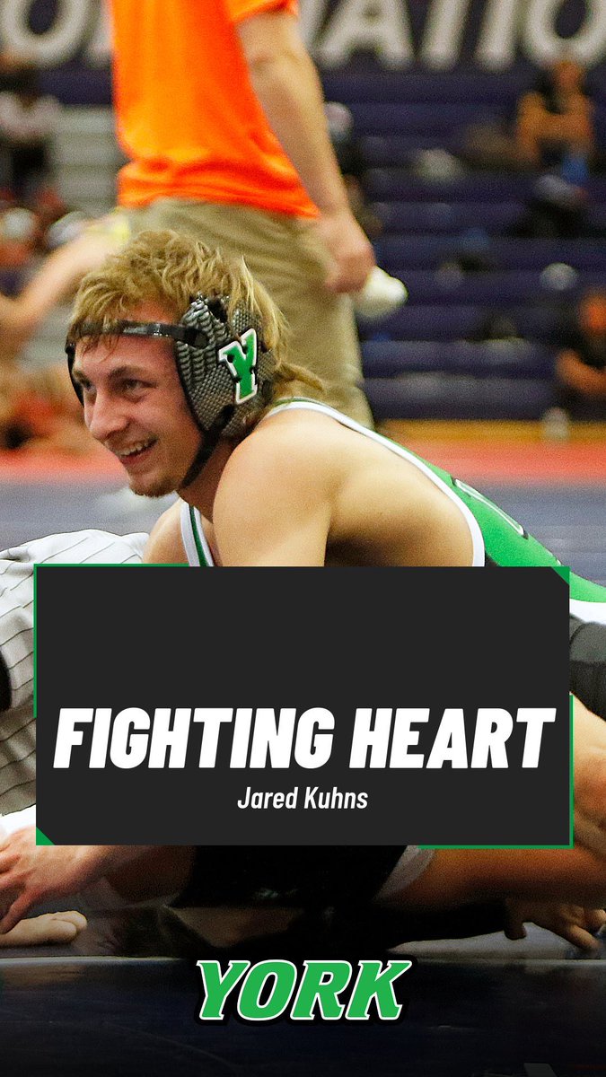 YCP_Wrestling's tweet photo. Jared Kuhns was voted as our Fighting Heart Awards winner

Fighting Heart Award:  This individual shows what heart is all about.  Losses, injuries, among other obstacles did not stop this individual from giving everything they have to become the best version of themselves. https://t.co/yI9qhr1iy7