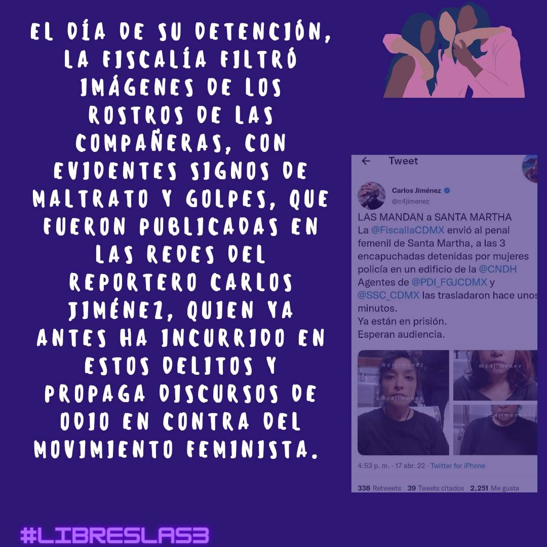 LibresYa_'s tweet photo. Por eso ninguna lucha podrá alcanzar la victoria de manera aislada, el enemigo se ha vuelto difuso y tiene muchas cabezas, la vida está siendo atacada desde todos los frentes y sólo golpeando juntas juntos podremos vencerlo. #LibresLas3 #arylibre
#KarlaLibre #magdalibre https://t.co/MlkoScls4W