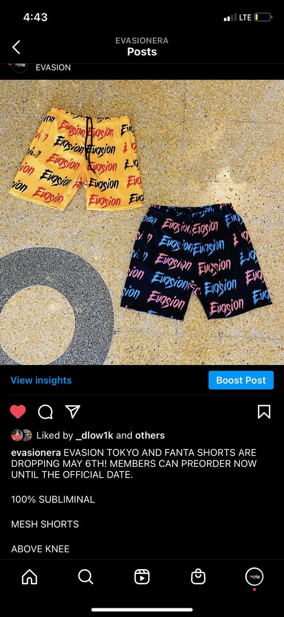 Dlow1k's tweet image. Our new mesh shorts dropping this Friday !!! instagram.com/p/CdB-WzpOAMJ/… @EVASIONERA