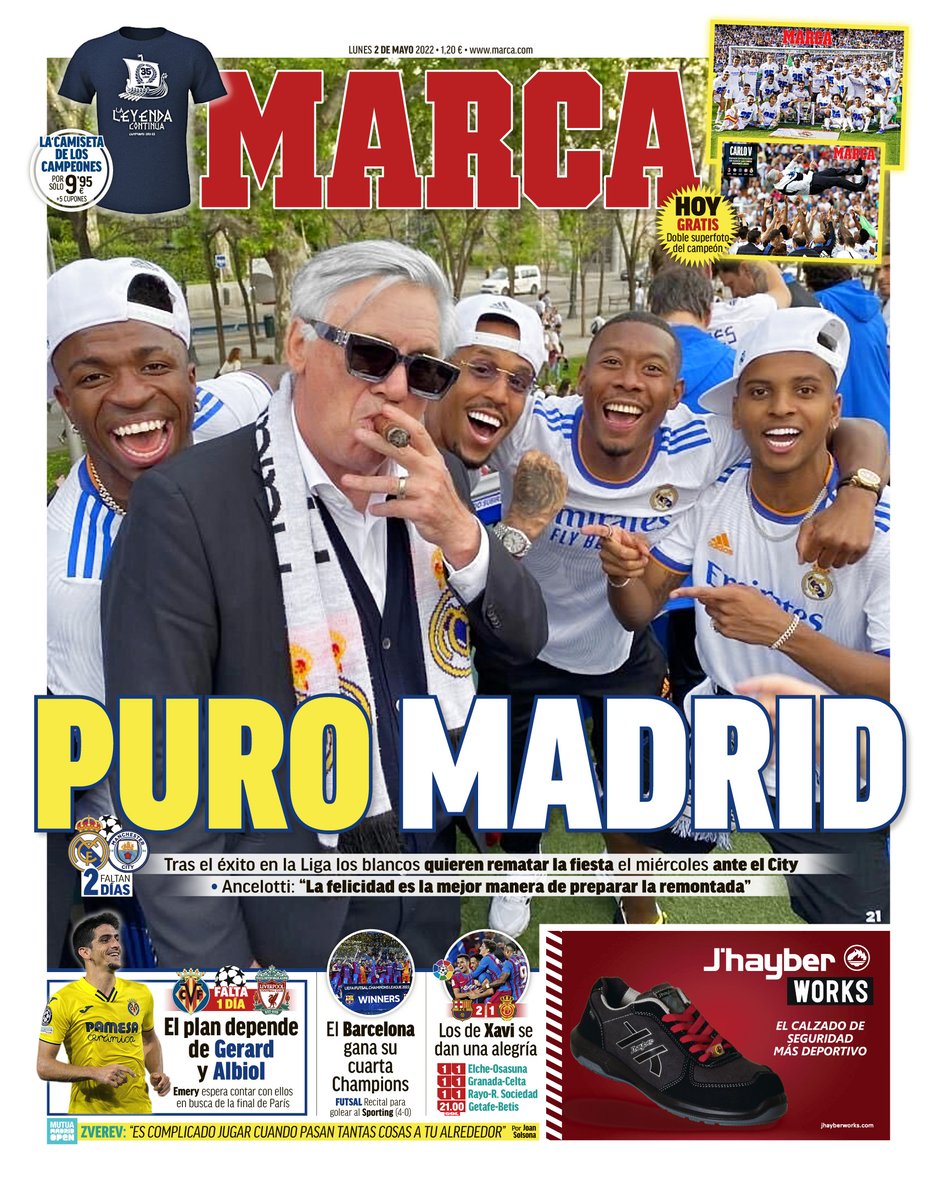marca's tweet photo. #LaPortada 🗞 Puro Madrid https://t.co/60viQPjjJ0