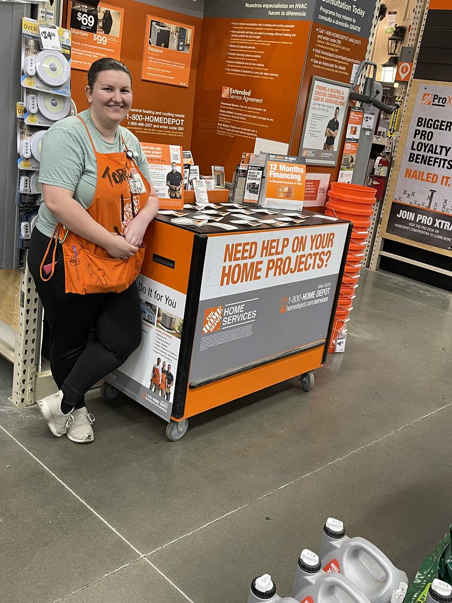 Excellent job to Toree for driving HVAC business for our store! We have a team full of rock stars here in Lawrence Ks!!! #2211Proud @ryanfox_5024 @JohnnyTBush @DanielMooreTHD @HDMarthaMendoza @JOakleyTHD @westons2310