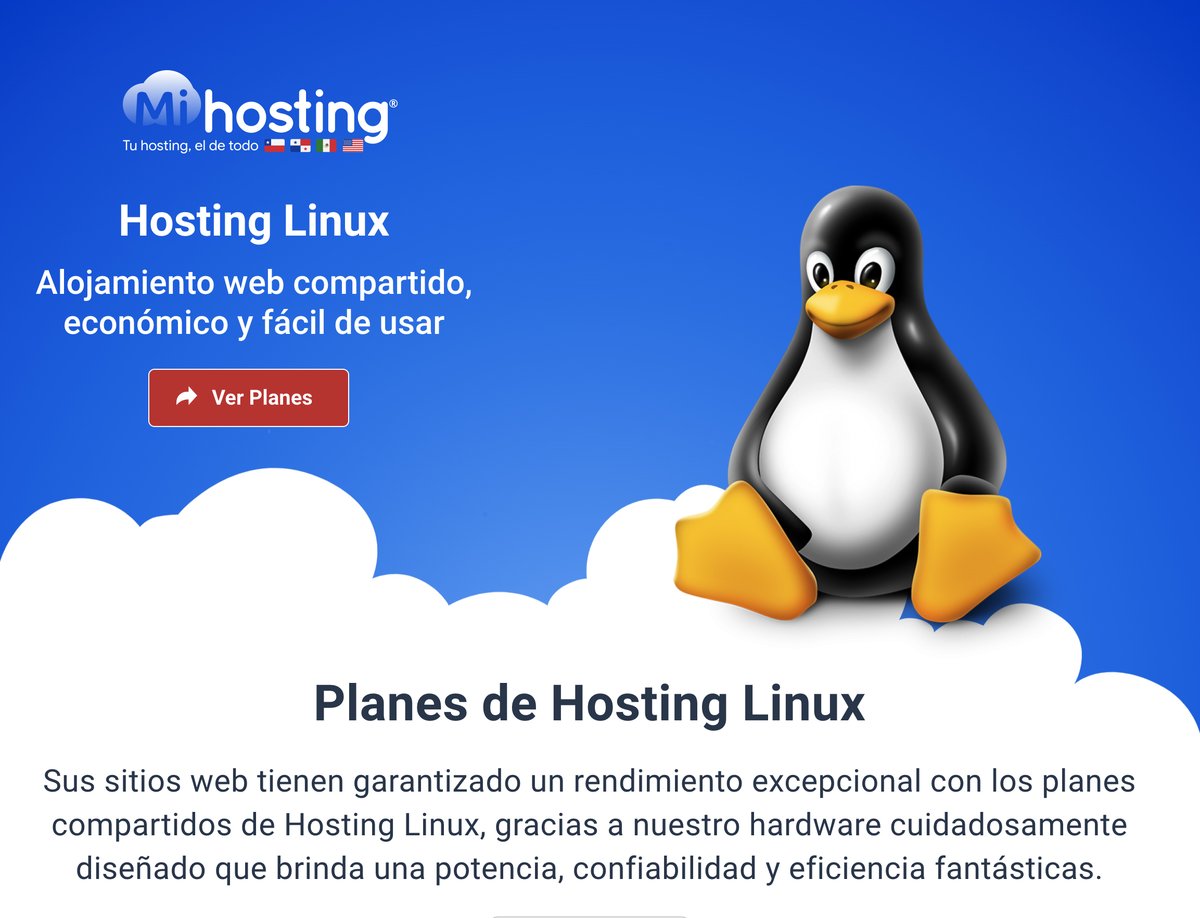 MiHosting_host's tweet image. 𝗣𝗹𝗮𝗻𝗲𝘀 𝗱𝗲 𝗛𝗼𝘀𝘁𝗶𝗻𝗴 𝗟𝗶𝗻𝘂𝘅
35% 🅳🅴🆂🅲. panel.mihosting.host/store/hosting-…
#hostingbarato #Webhosting #ssl #Website 

Planes asequibles, ideales para proyectos personales y empresariales, todos con correos ilimitados y gratis.