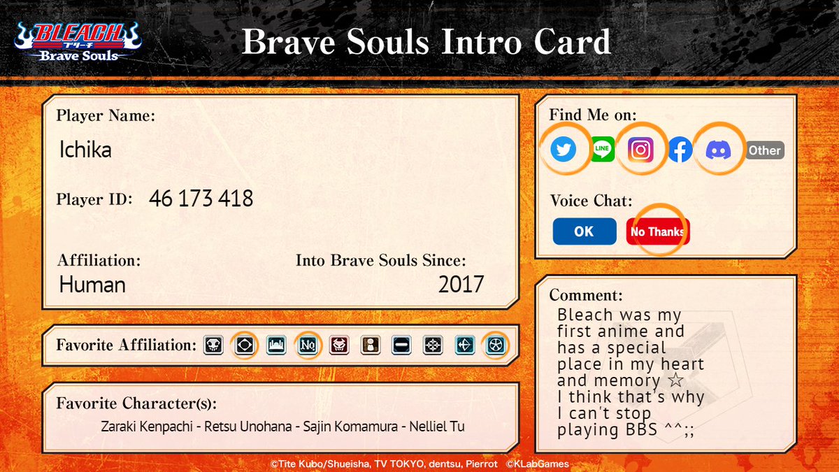 Red_Nanaki_XIII's tweet photo. #connectwithbravesouls  campaign ❤💙🤍#BBSSelfIntro #BleachBraveSouls https://t.co/CYUdrz4jhg