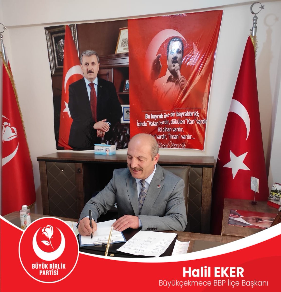 bbpbcekmece's tweet photo. Bu Bayram ulusumuzun dirliğine mazlumlarin kurtuluşuna insanlığın huzur barış ve hidayetine vesile olmasını diler RAMAZAN bayramınızı en kalbi duygularımla tebrik ederim https://t.co/S1CNma7uDs