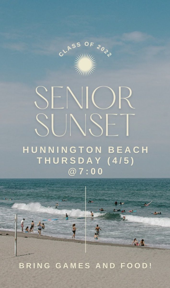 Midview2022's tweet image. Seniors! Let’s end the year with a good time. Bring any games you’d like to play!