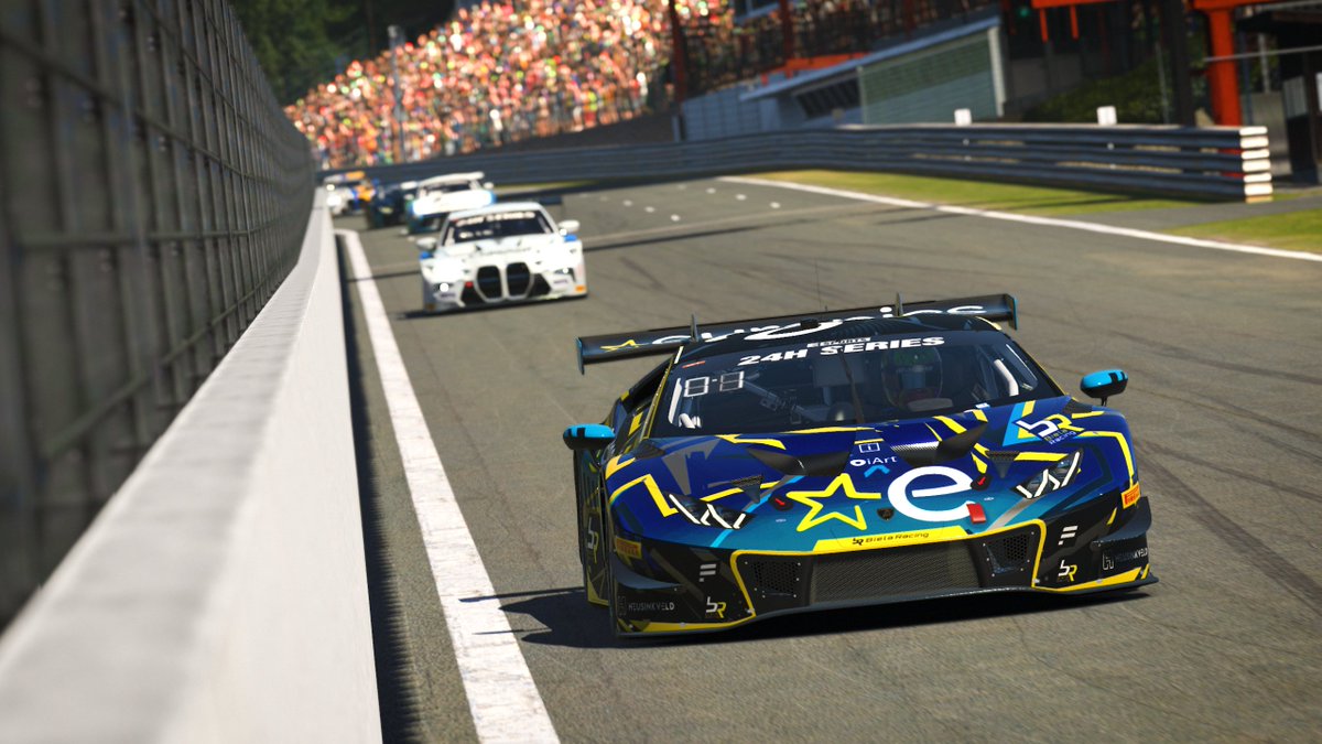 bielaracing45's tweet photo. THEY DID IT!🎉🏆 Luca &amp; Patrick are your @24H_ESPORTS CHAMPIONS! That means back-to-back championships for our team!🏆🏆 Mega proud! @EURONICS 

📸 VCO Media

🟡 #45 - DNF
🔵 #46 - P1 🏆 https://t.co/kU9ydLXJ4d