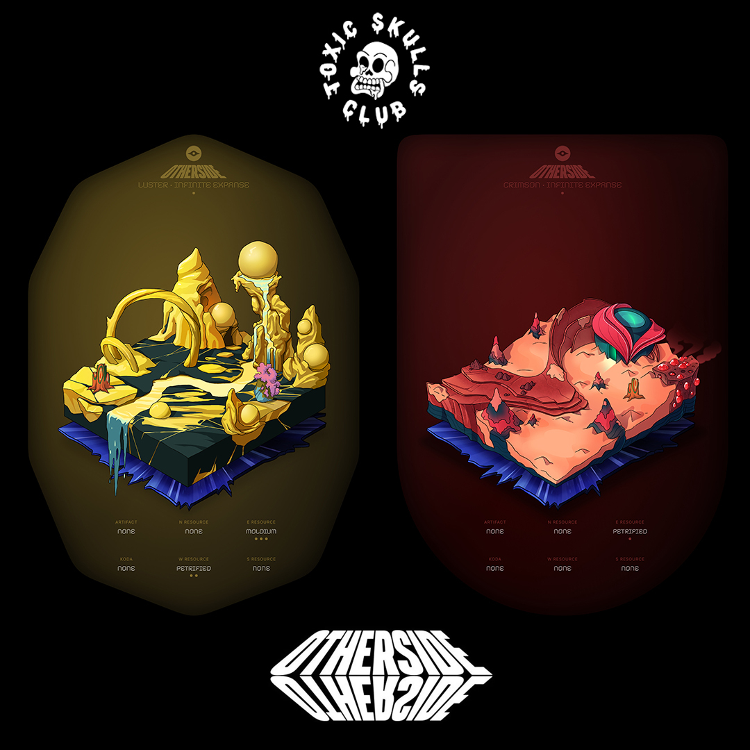 👀THE OTHERSIDE REVEAL👀

Skulls, these are the two <a href="/OthersideMeta/">Othersidemeta</a> lands that were purchased.

That first land looks right on brand with the river flowing through it! 

Who's pumped to see what we can do with these?

#ToxicSkulls #ToxicSkullsClub #ToxicFollowToxic #NFTCommunity