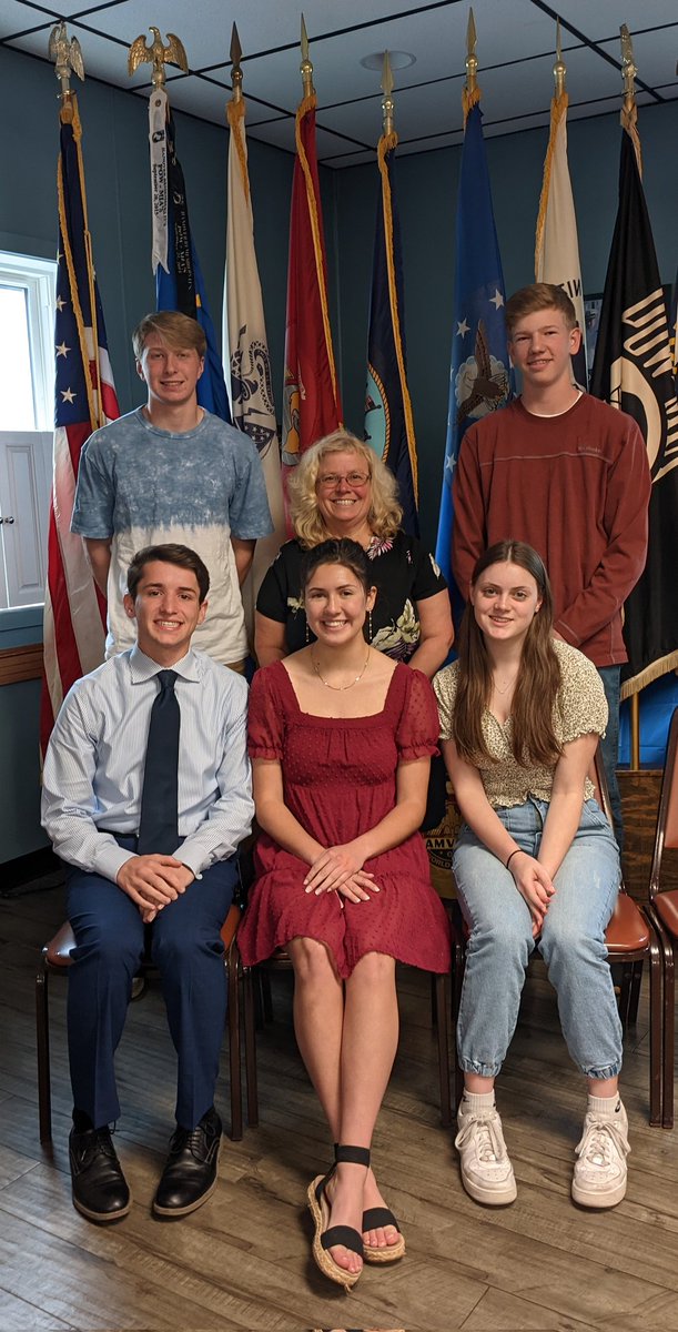 Congratulations to Garrett, Landen, John, Abby, and Maddie and all the KD student winners in the Americanism Awards and Scholarship Program sponsored by the AMVETS Post 22, AMVETS Ladies Auxiliary, and Sons of  AMVETS <a href="/AMVETSHQ/">AMVETS</a>