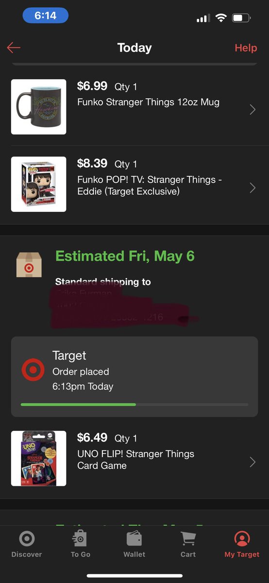 FurmansForce's tweet image. When the closet @Target is 1 1/2 hours away, but your birthday is coming up, you order some #StrangerThings4 #StrangerThingsMerch online