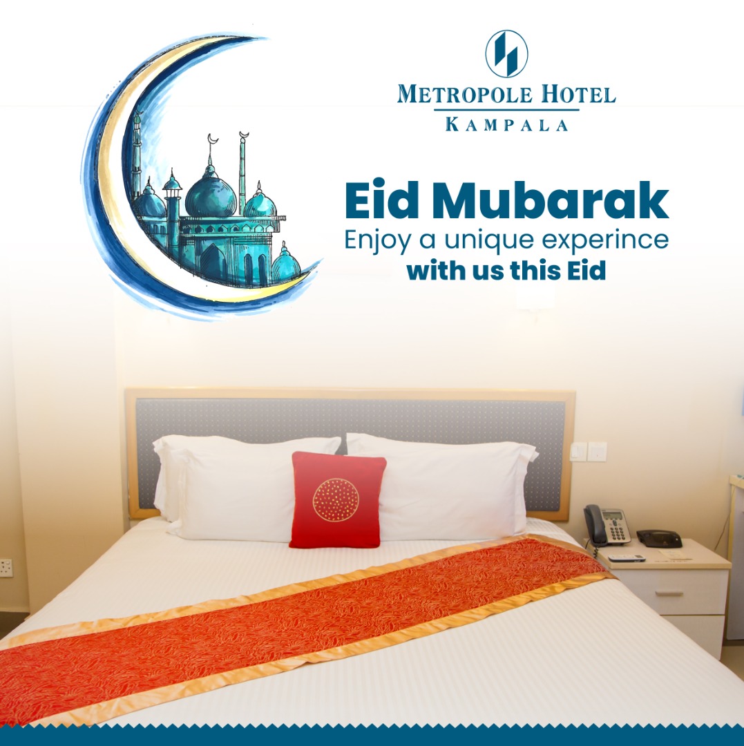 MetropoleHotel2's tweet photo. We send our Eid el-ftri peace unto all our Muslim friends
#Metropole #Hotel #Eid #Kampala https://t.co/oAFPdX3tjQ