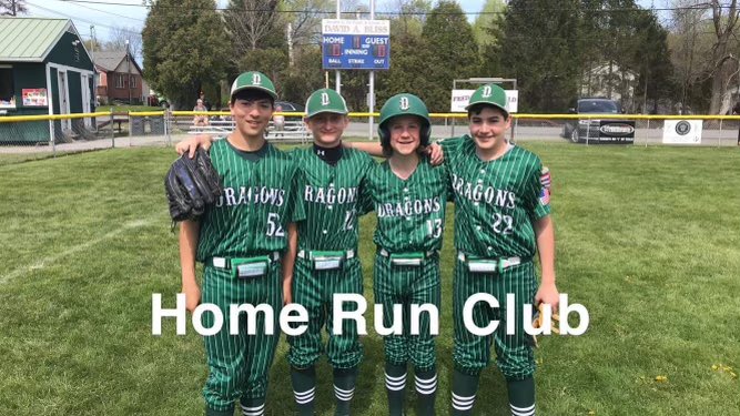 12U Dragons sweep doubleheader vs The Marlboro Marlins!