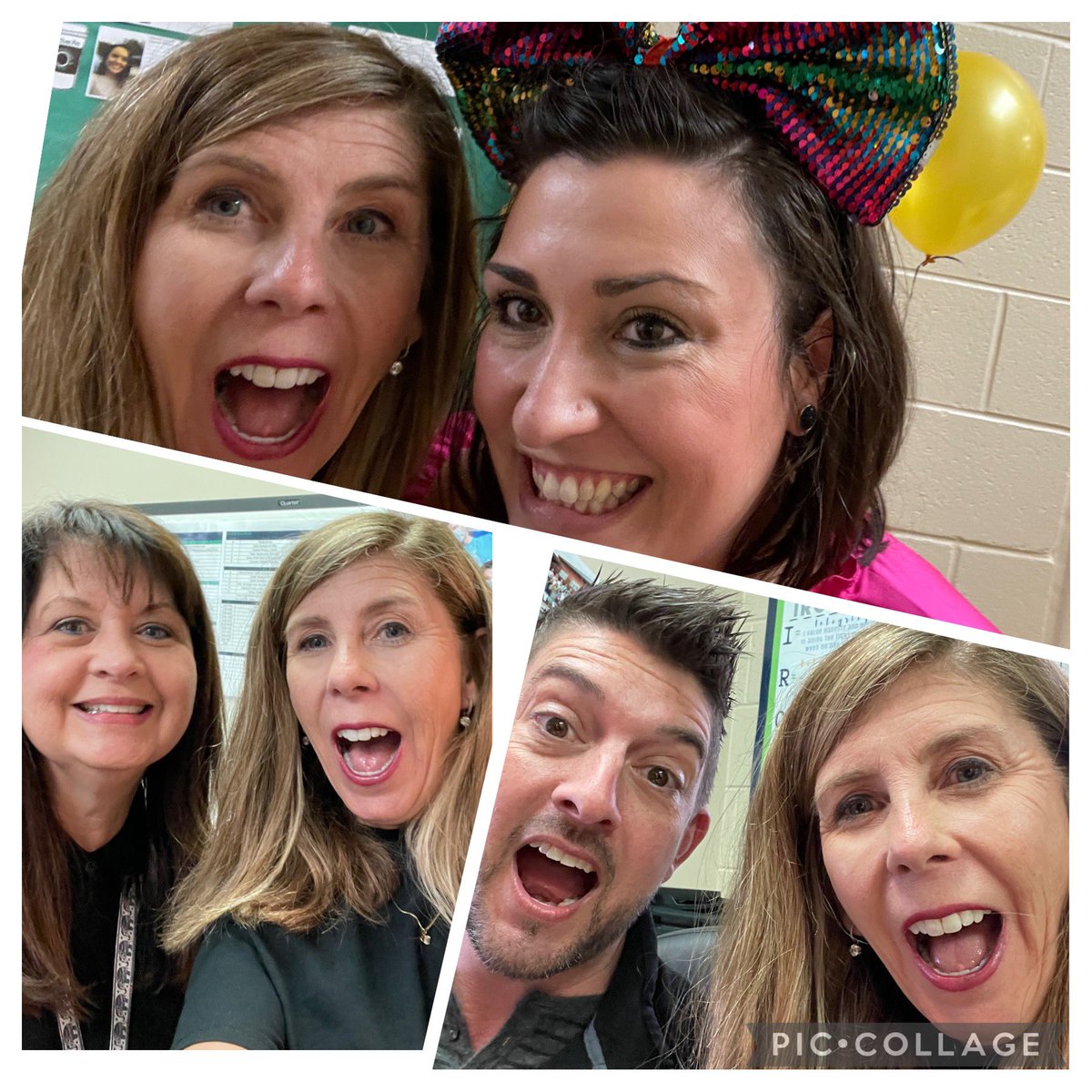 beccalong21's tweet photo. Happy National Principals Day to these 3 that keep us all together at TCES!! It’s a fun crowd!! @tegacaytitans @TCESLeadTeacher @brigitteawagner @LisaLHLucas @TegaCayAP @FortMillSD https://t.co/rAPAKP1Eyg