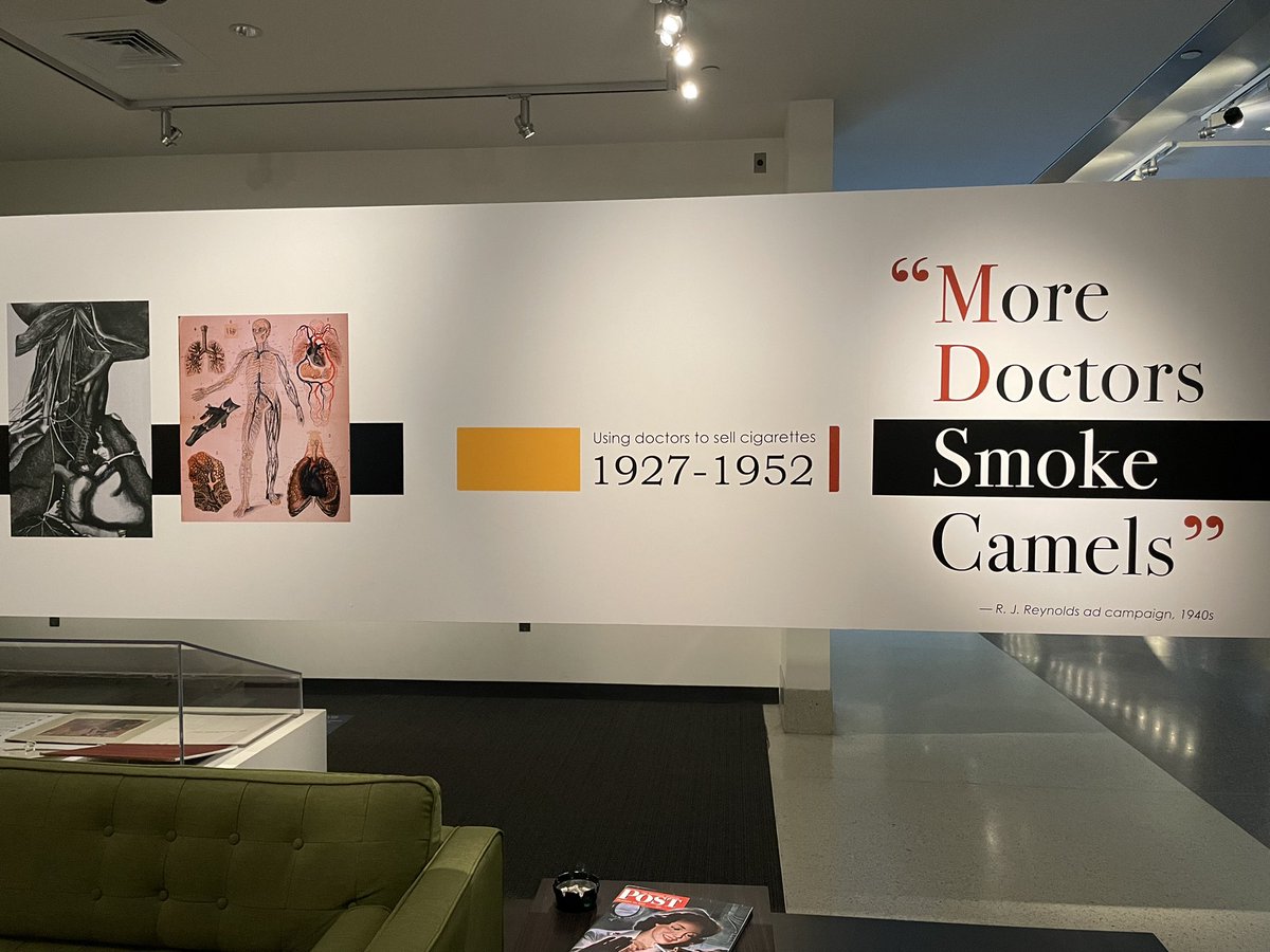 Just learned that they used to use doctors to sell cigarettes. “More doctors smoke Camels”😂😂😂