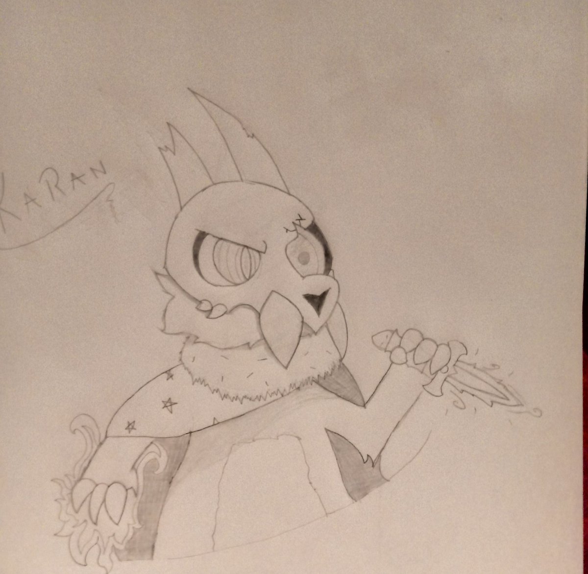 winterwolfss's tweet image. Tentei rabiscar o King... Mas acabei criando outro bixo kskskkska

#TheOwlHouse #Fanarts