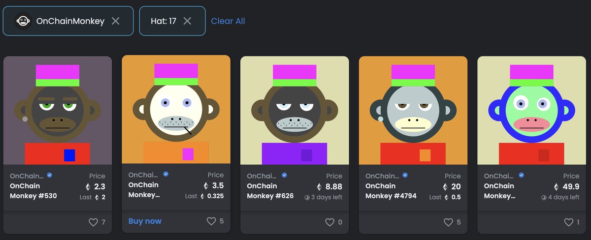 AlphaAndyOCM's tweet photo. So they say you earn a banana for engaging.. drop a "๐ฉ" if you think it's the dev hat .. drop a "๐" if you think I'm wrong @OnChainMonkey #HAT17 #DEVHAT https://t.co/gZkTt6hFnB